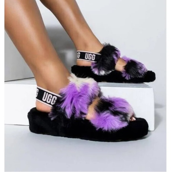 UGG Shoes - Ugg Women’s Oh Yeah Tie Dye Slide Slipper Magnolia- Size 8